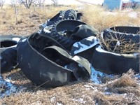 Pile of Turned Tractor Tires