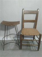 Vintage Chair & Stool