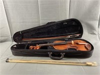 John Juzek Violin, 2 Bows and Case