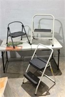 3 Step Stools and Folding Table M12B