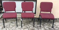 3 Waiting Room Chairs K10A
