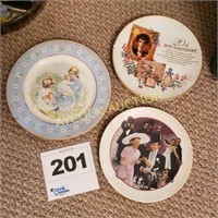Set of AVON decorative plates