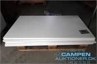 7 stk. hvide bordplader i laminat
