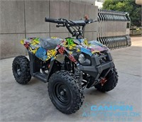 Mini ATV, 49cc, Blå Camouflage
