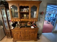 Wood cabinet/hutch 52"Lx18"Wx77"H