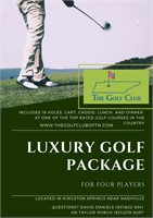 Luxury Golf Package for 4