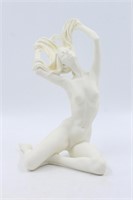Italian Carved Marble "Femme Eternelle" Sculpture