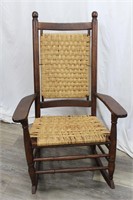Handmade Vintage Wooden rocking chair
