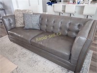 Contemporary Leather Style Sofa #1