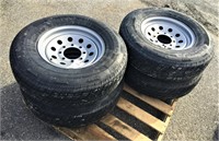 (4x) New ST235/80R16 Radial Trailer Tires