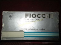 Fiocchi .455 Webley Revolver Ammunition - 50rds