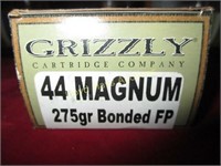 Grizzly 44 Magnum 275gr Bonded FP Ammunition 20rds