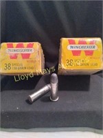 Winchester 38 Special 158gr Lead Ammunition 94rds