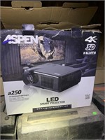 Aspen A250 projector & A72 lock screen