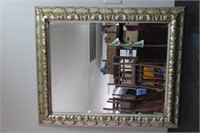 Ornate framed mirror