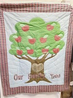 50x60 Family Tree Hanging Blanket