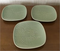Maya Angelou decorative plates