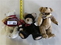 (3) Various Boyds Bears