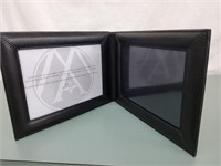 4 Leather 5x7 Bi-fold Picture Frames