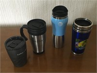 Travel mugs lot