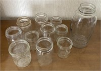 Mason jars lot