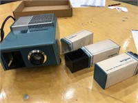 Argus slide projector & Trays