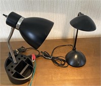 Black desk lamps