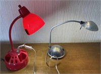 Plastic desk lamps