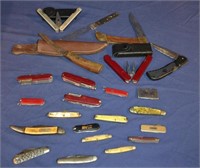 20+ Pcs Various Vintage & Modern  Knives