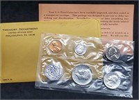 1964 US Mint Silver Proof Set in Envelope