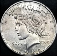 1922-D Peace Silver Dollar