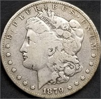1879-S Rev 78 US Morgan Silver Dollar