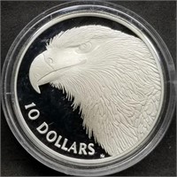 Lg 1994 Australia $10 Proof Silver 40-Gram Coin