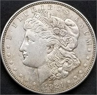 1921-D US Morgan Silver Dollar Nice