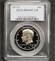 1977-S Proof Kennedy Half Dollar PCGS PR69DCAM