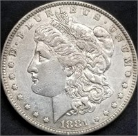 1881-P US Morgan Silver Dollar