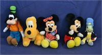 5pcs Various Disney Plush Dolls