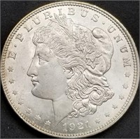 1921-P US Morgan Silver Dollar Gem BU