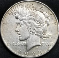 1923-D Peace Silver Dollar