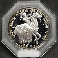 Vintage .999 Silver Native American Comm. Medal