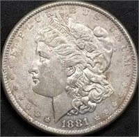 1881-S US Morgan Silver Dollar