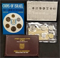 1968 & 1979 Israel Uncirculated Coin Sets