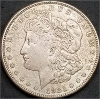 1921-S US Morgan Silver Dollar Nice