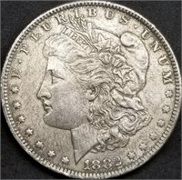 1882-O US Morgan Silver Dollar BU