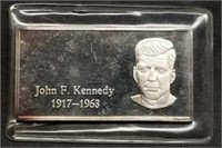 John F. Kennedy 20 Gram .999 Silver Bar