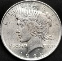 1922 Peace Silver Dollar Gem BU