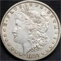 1883-P US Morgan Silver Dollar
