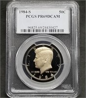 1984-S Proof Kennedy Half Dollar PCGS PR69DCAM