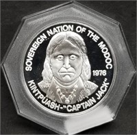 Vintage .999 Silver Native American Comm. Medal
