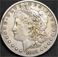 1885-P US Morgan Silver Dollar